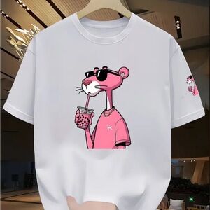 NEW Pink Panther Graphic T-Shirt